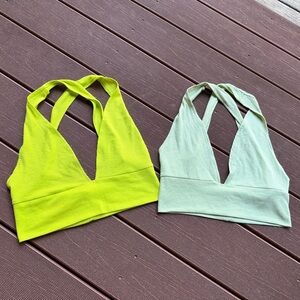 Bundle of 2 shein cross cross halter tank tops